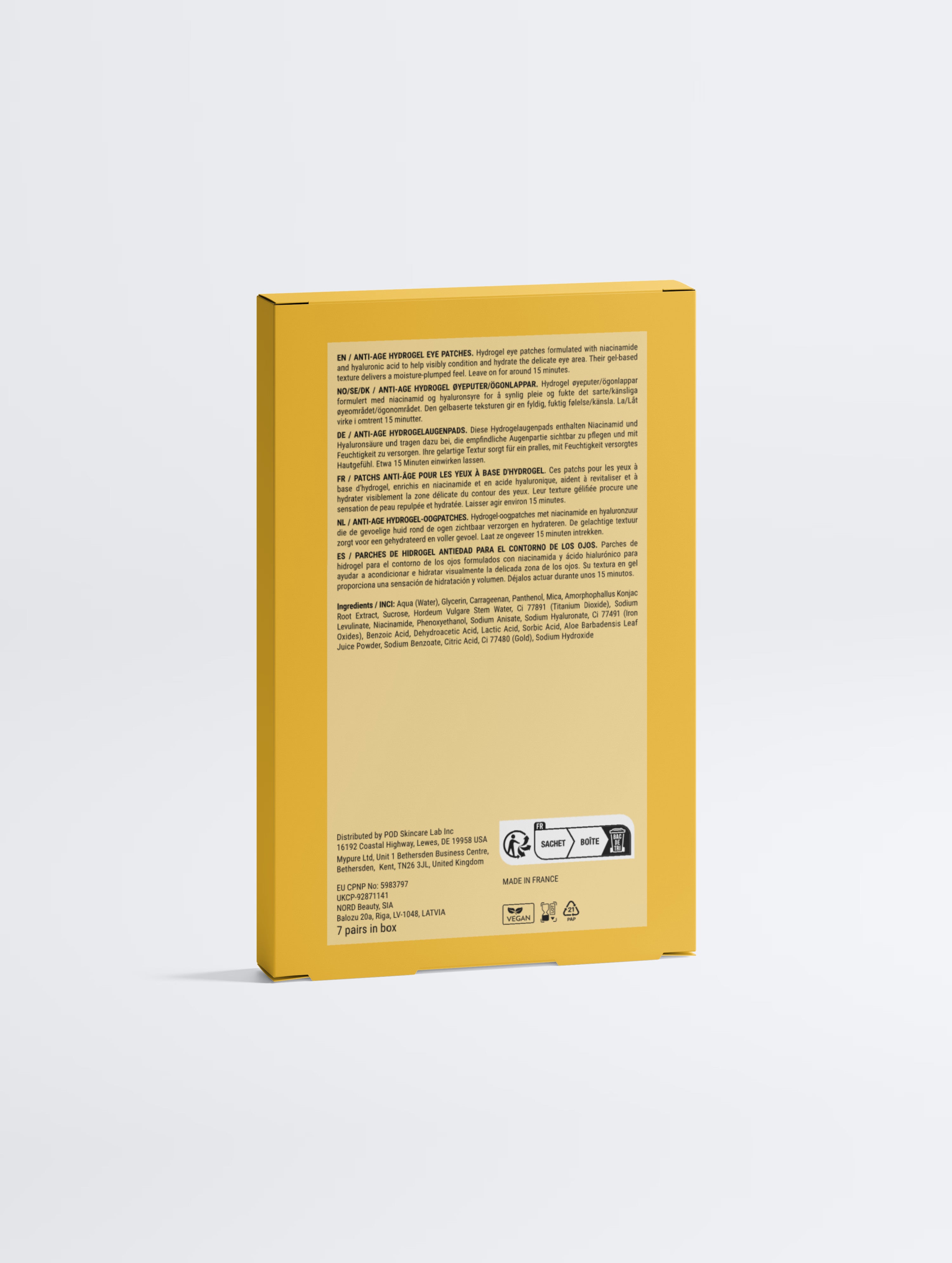 Anti-Age Hydrogel Eye Patches