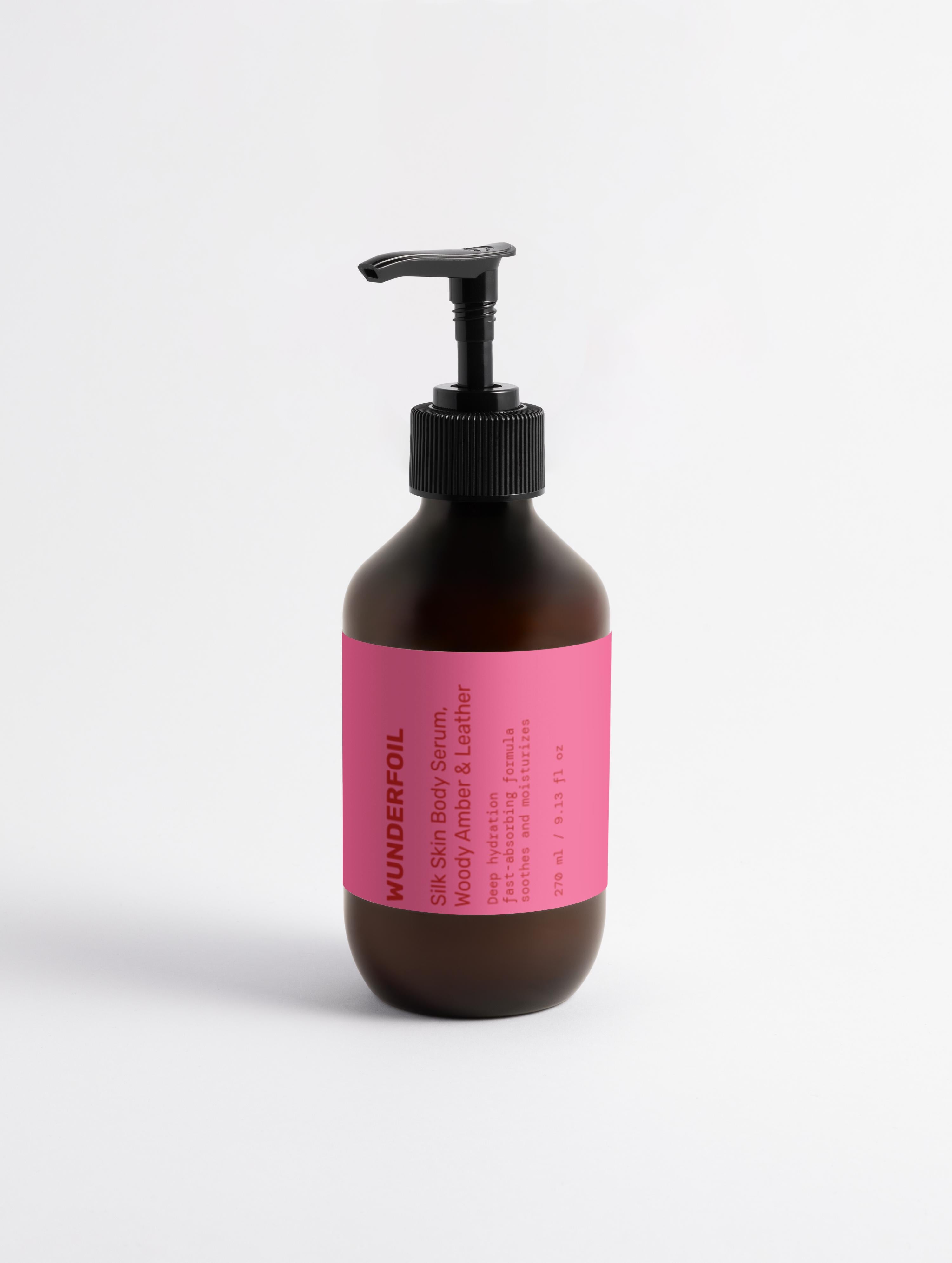 Silk Skin Body Serum, Woody Amber & Leather